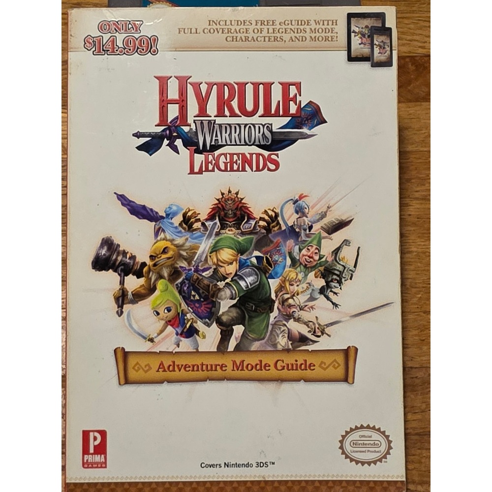 Prima Hyrule Warriors Legends Adventure Mode Guide Nintendo 3DS Strategy Book